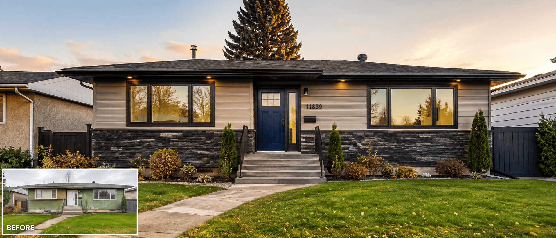 Fully renovated Edmonton investment property exterior
