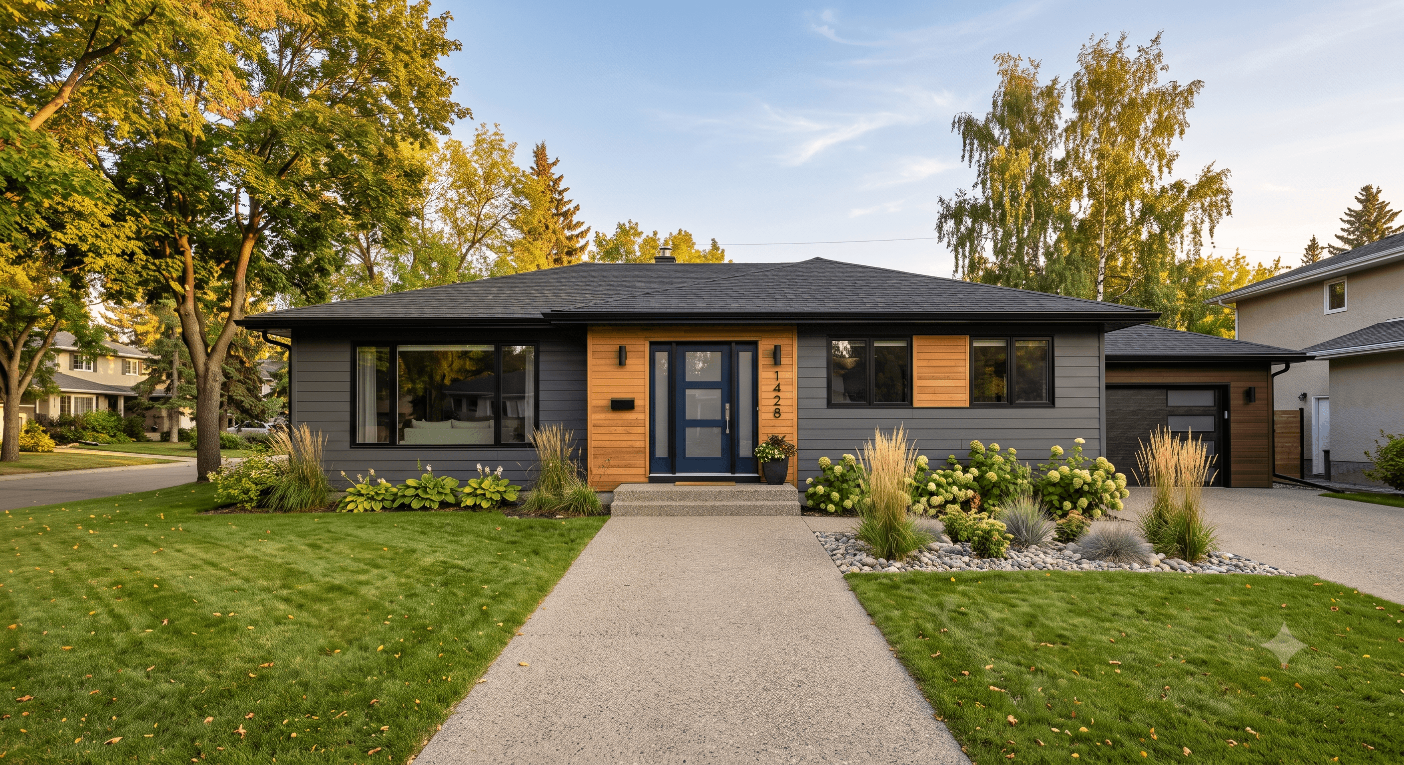 Renovated Edmonton bungalow with legal secondary suite