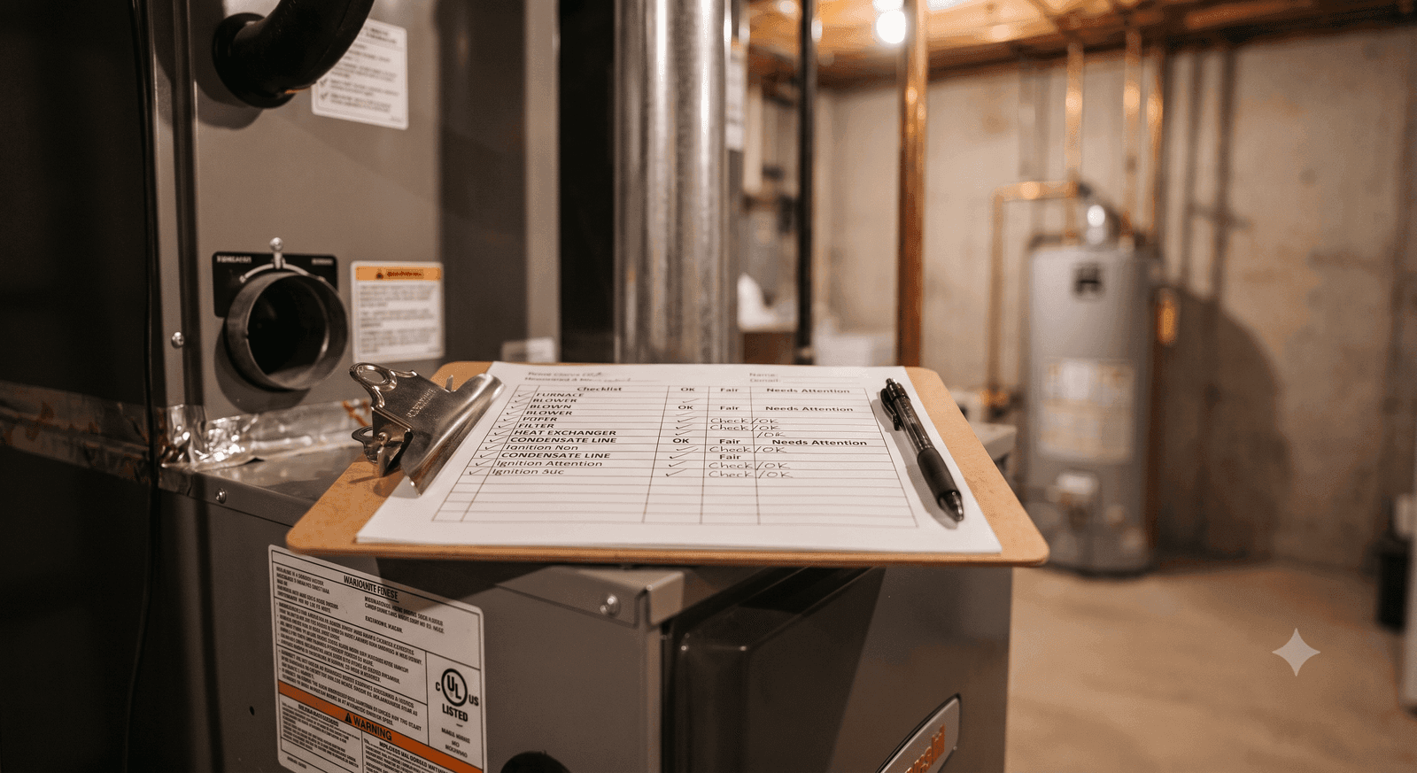 Home inspection checklist during a scheduled Portfolio Care visit